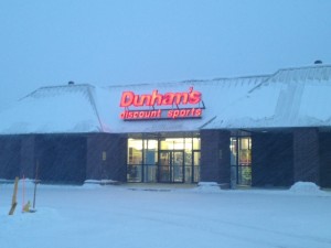 Dunham's Sporting Good store in Marquette, MI.
