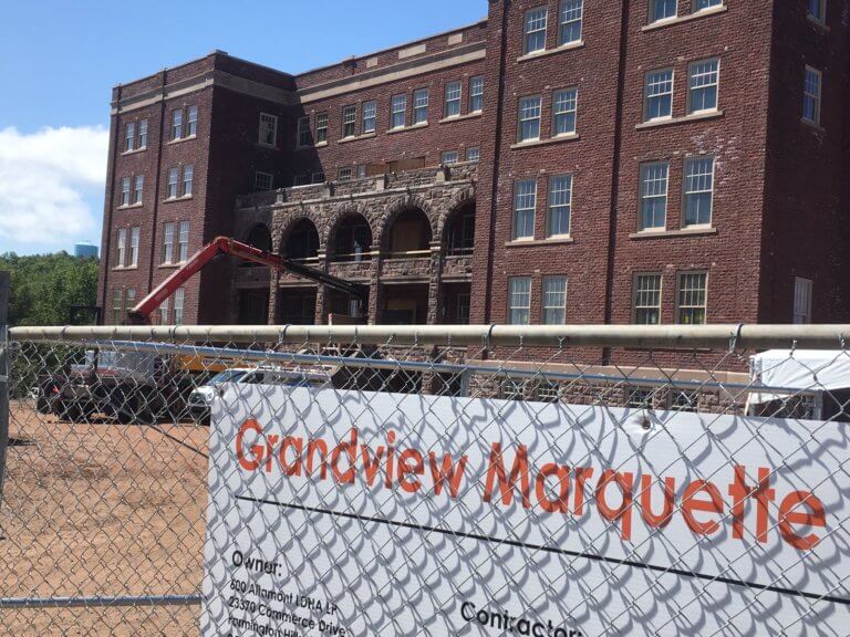Sign Dispute Downtown, Lakeshore Building Demolition, Grandview