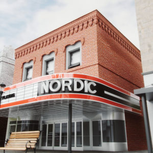 The Nordic Theater Building in Marquette, MI